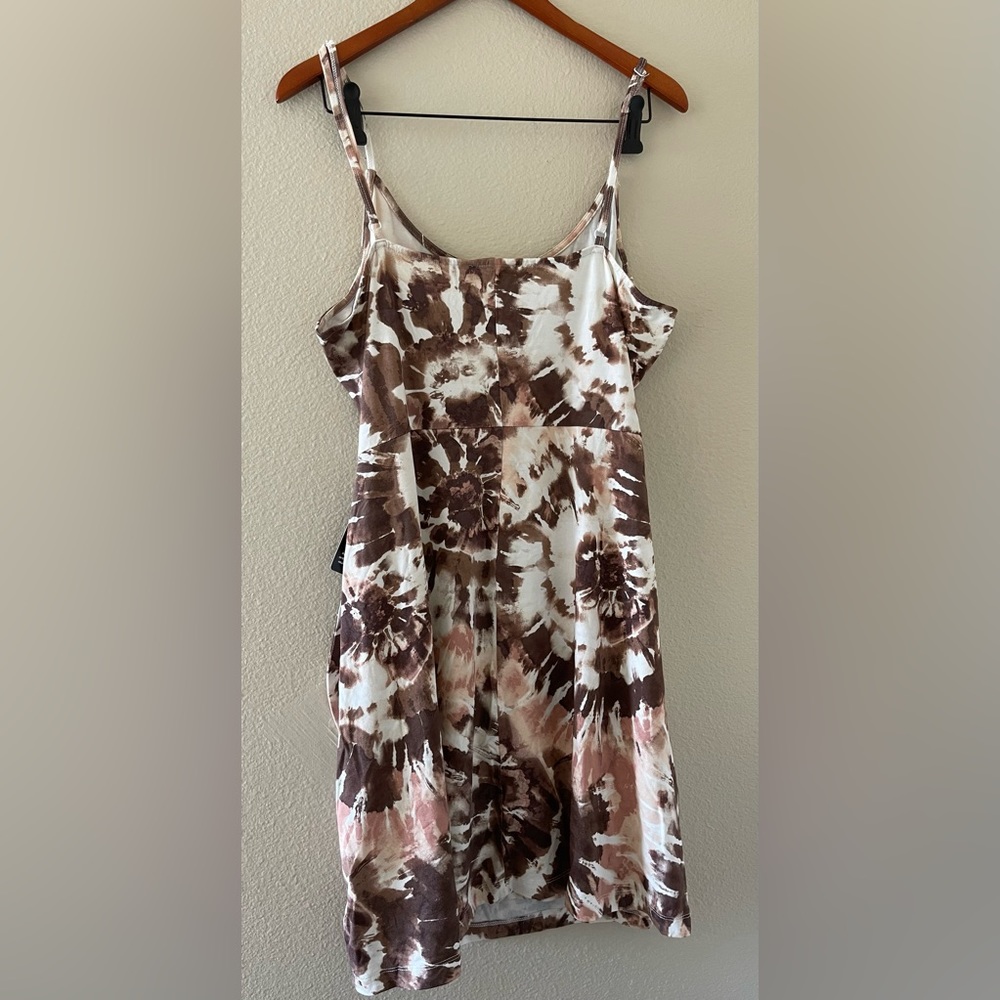 Express tie dye soft wrap dress - Picture 6 of 8